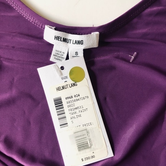 Helmut Lang Woman’s Faint Sleeveless Tank Top Size S - Picture 7 of 13